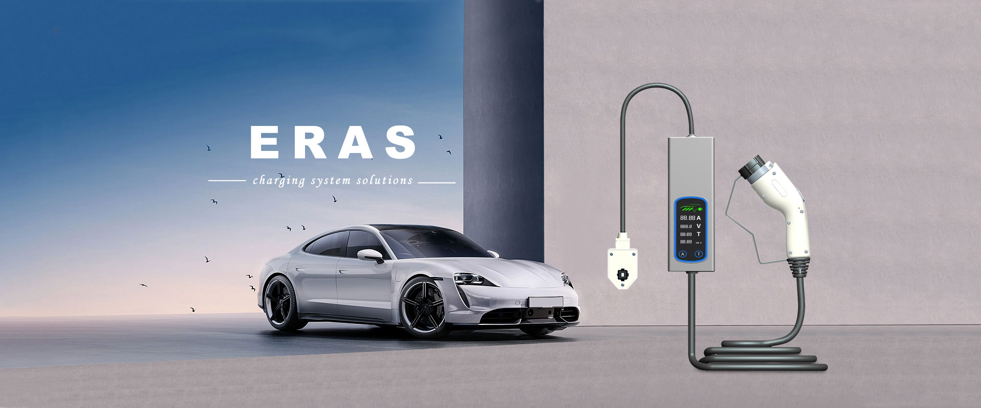 7.4 KW 32A AC Mode 2 Portable EV Charger Factory